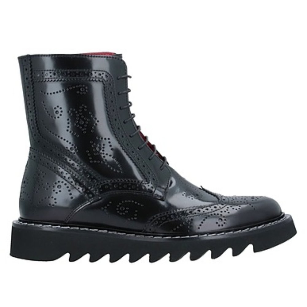 Cesare Paciotti Wing Tip Broque Oxford Ankle Boots